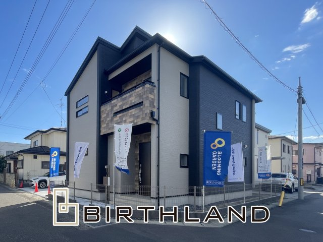 新築戸建・建売　郡山市静町　長期優良住宅　大成小・第七中の外観|玄関吹抜けで開放感たっぷり♪完成しましたのでいつでもご内覧可能です！