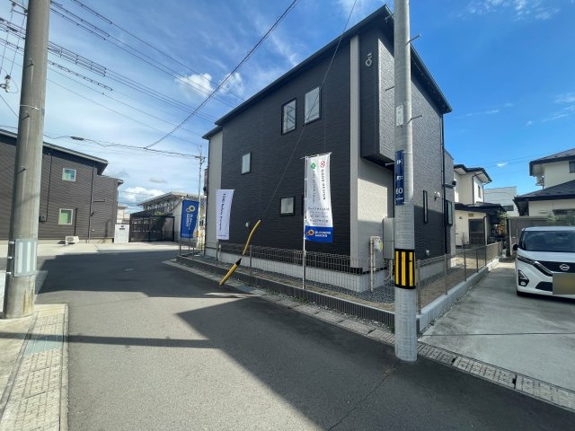 新築戸建・建売　郡山市静町　長期優良住宅　大成小・第七中の前面道路含む現地写真