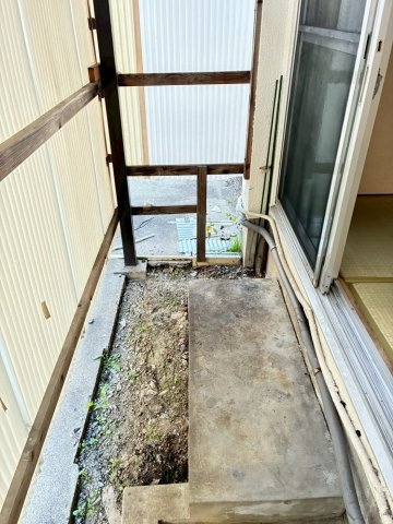 グリーンハイツＢ棟のバルコニー