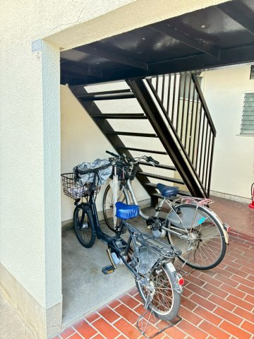 グリーンハイツＢ棟のエントランス