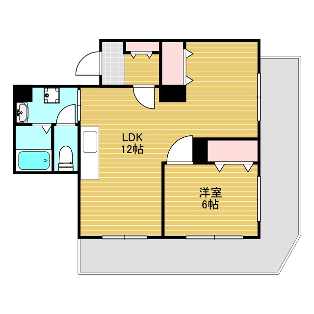 第2グランドコーポラス新大阪の間取り