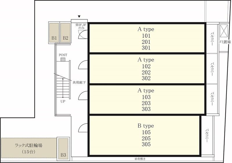 リブリ・Cross-T.K.の区画図