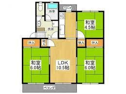 【間取り】 | 新金岡３丁1番G住宅2棟（新金岡東小学校）