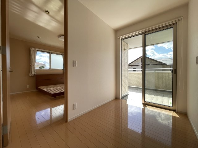 中古戸建・中古住宅　郡山市安積町成田西前坂　オール電化住宅　安積二小・安積二中のバルコニー