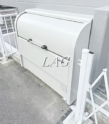 【その他共用部分】 | ドムス北千住 | ゴミ捨て場です。