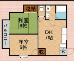 永島ハイツ（売アパート）の間取り