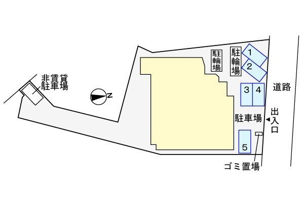 シュガー　レイの駐車場
