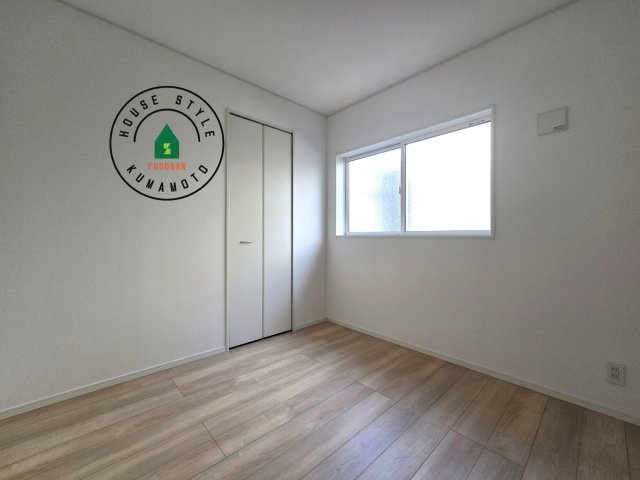 熊本市北区梶尾町第9-3棟（1号棟）の内観：施工例|主寝室です。