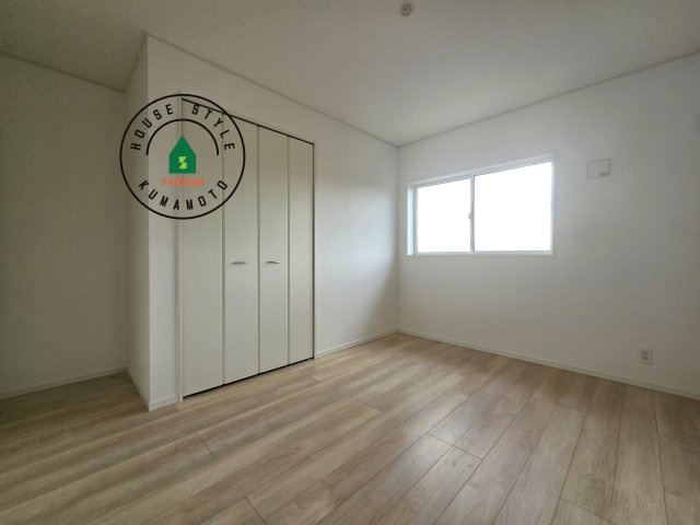 熊本市北区梶尾町第9-3棟（1号棟）の内観：施工例|各部屋収納を備えており過ごしやすいお家です！