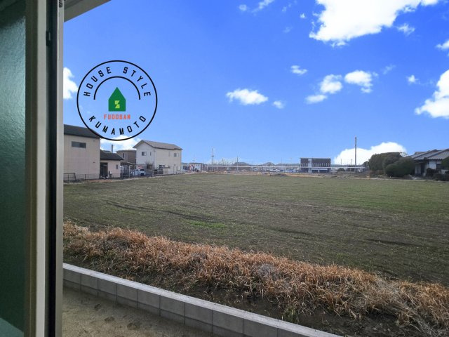 熊本市北区梶尾町第9-3棟（1号棟）の展望|眺望や窓からの景色が良いと、家で過ごす時間も快適です。