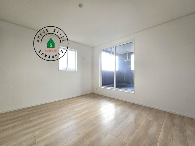 熊本市北区梶尾町第9-3棟（2号棟）の内観：施工例|主寝室です。