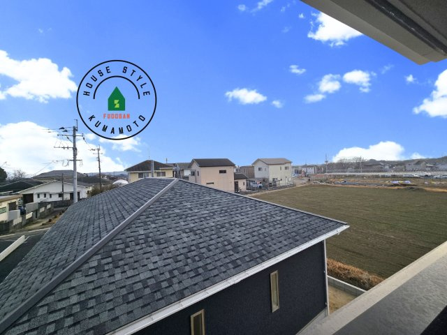 熊本市北区梶尾町第9-3棟（2号棟）の展望|眺望や窓からの景色が良いと、家で過ごす時間も快適です。