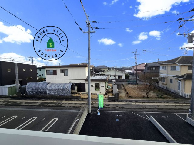 熊本市北区梶尾町第9-3棟（3号棟）の展望|眺望や窓からの景色が良いと、家で過ごす時間も快適です。