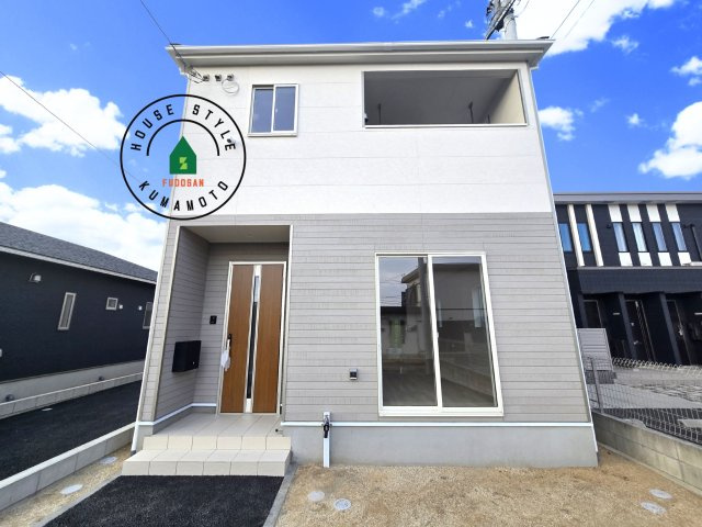 熊本市北区梶尾町第9-3棟（3号棟）の外観パース|こちらの物件が少しでも気になるようでしたら、お気軽にお問合せください。人生でいちばん大きなお買い物ですので、ゆっくりご見学ください。ネット上の画像と実際の見学では、リアル感がまるで違います。