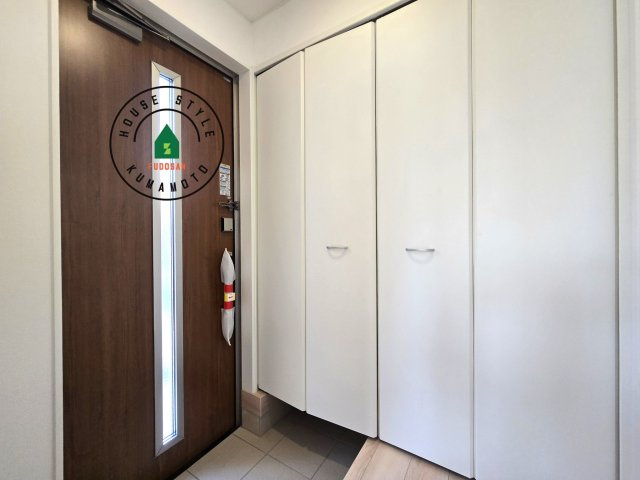 熊本市北区梶尾町第9-3棟（3号棟）の内観：施工例|二重ロックでしっかり防犯対策ができます。