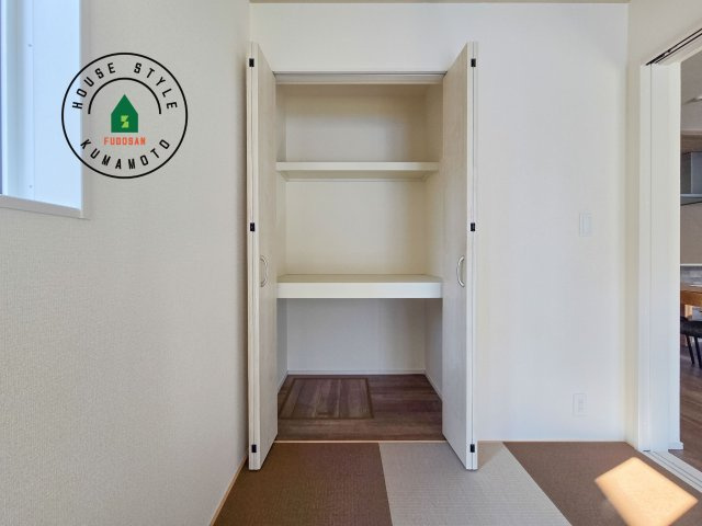 熊本市南区薄場2丁目第2-2棟（2号棟）の収納|収納には困りません。