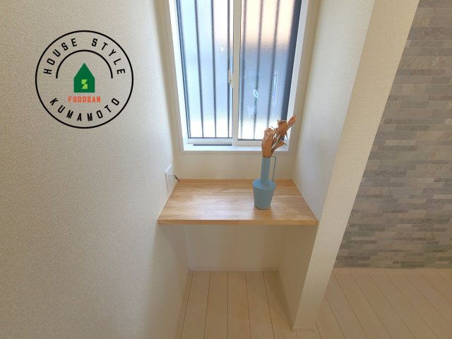 熊本市南区薄場2丁目第2-2棟（2号棟）の設備|カウンターになります。