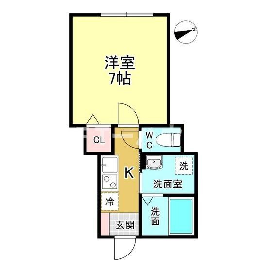 Libra京成大和田の間取り