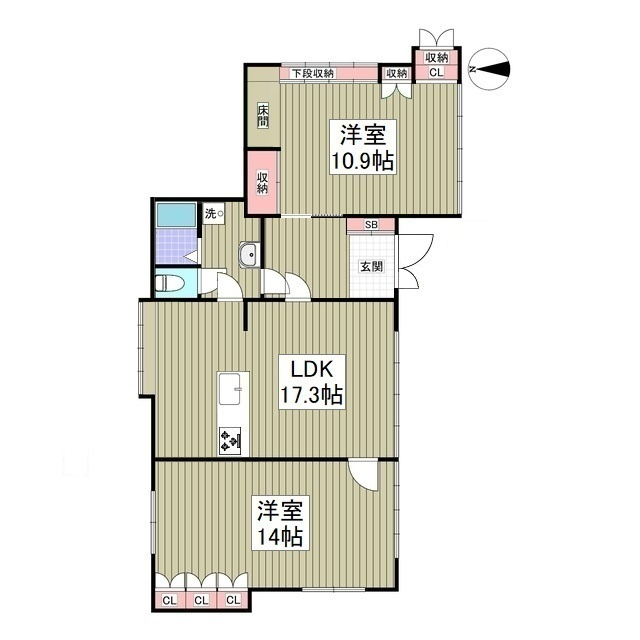 駒生町平屋戸建て