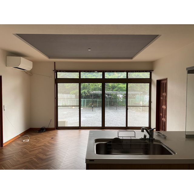 駒生町平屋戸建ての居間・リビング