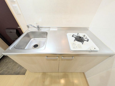 ガスコンロ1口付きキッチン