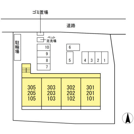 ブライトンパークの区画図