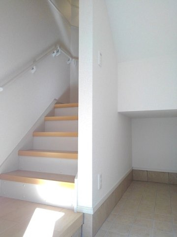 シャンティⅡＢの玄関|シンプルで使いやすい玄関です