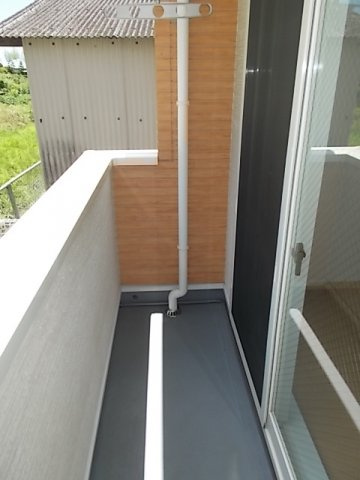 フレスクーラＫ・ＯⅡのバルコニー