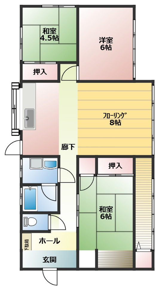 【間取り】の画像
