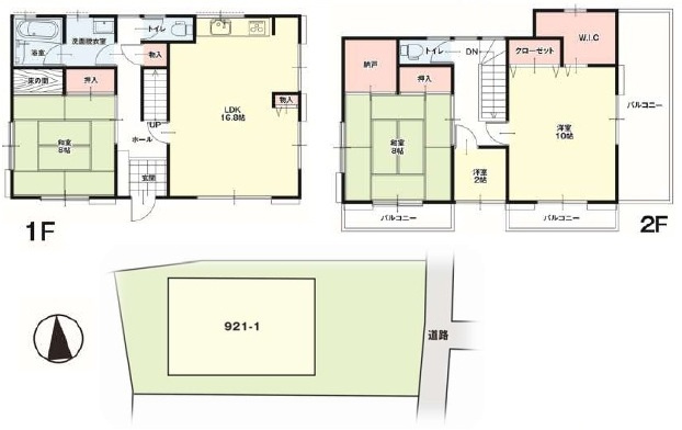 中古戸建　熊谷市上之921-1（リフォーム住宅）の間取り
