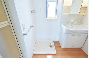 レガロつくしの洗面所|使いやすい洗面所です