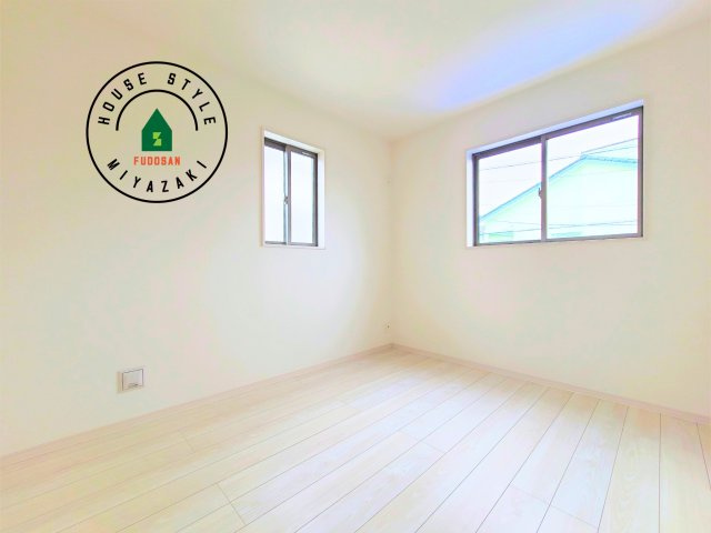 宮崎市花ヶ島町2681番-3棟（B号棟）の内観：施工例|将来的に、琉球畳を引きまして和室風にすることも可能です。