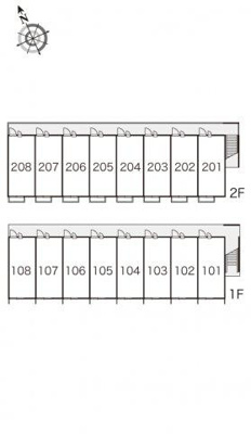 【区画図】 | レオパレスヴィルヌーブ