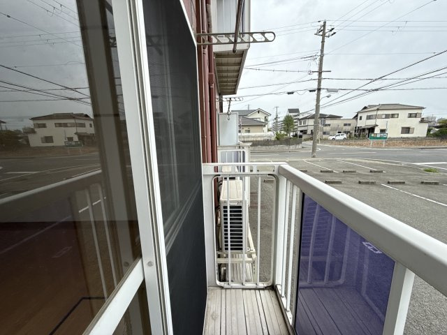 クリエイト天満Ａ棟のバルコニー