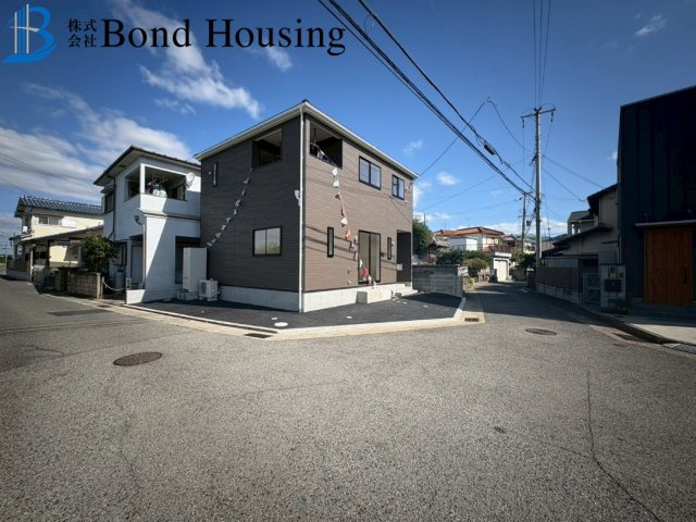オール電化住宅　玉津町西河原　新築限定1棟の前面道路含む現地写真