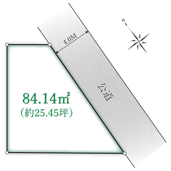 【土地図】 | 開放感のある、閑静な住宅街に位置しています。陽の光をたっぷりと浴びながら気持ち良く生活が出来ます。夢のマイホーム、夢ではなく実現出来ます！見学・ご相談等、お気軽にご連絡下さい。