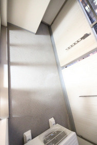 レジディア靭公園のバルコニー