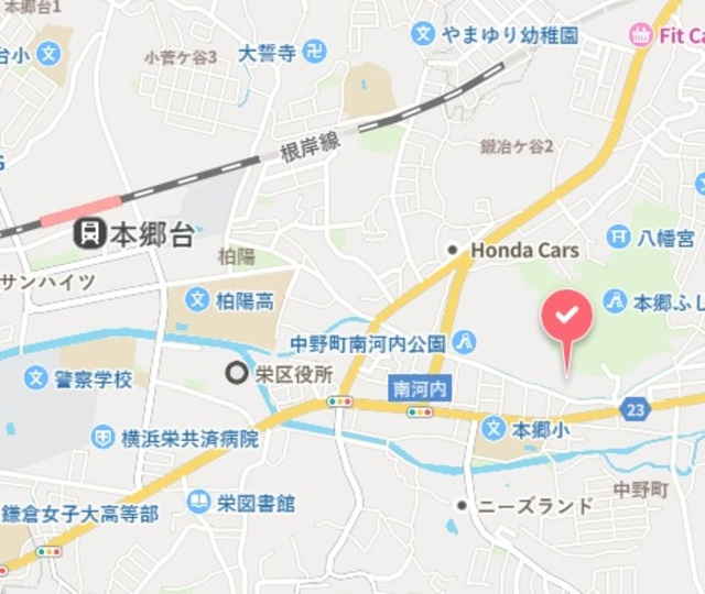 シキメゾン本郷台の地図