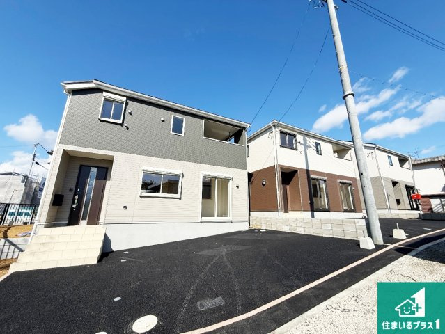 岸和田市池尻町　第3期　新築一戸建ての外観|周辺は落ち着いた街並みの住宅地！子育てがしやすい住環境です！まだ未完成ですが、現地でしかわからない事もございます。是非一度ご覧ください。