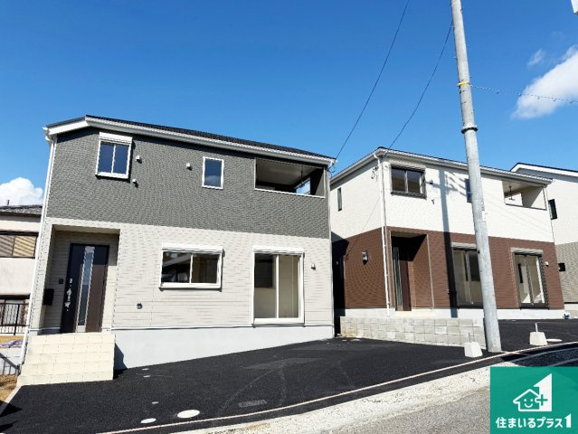 岸和田市池尻町　第3期　新築一戸建ての外観|周辺は落ち着いた街並みの住宅地！子育てがしやすい住環境です！まだ未完成ですが、現地でしかわからない事もございます。是非一度ご覧ください。