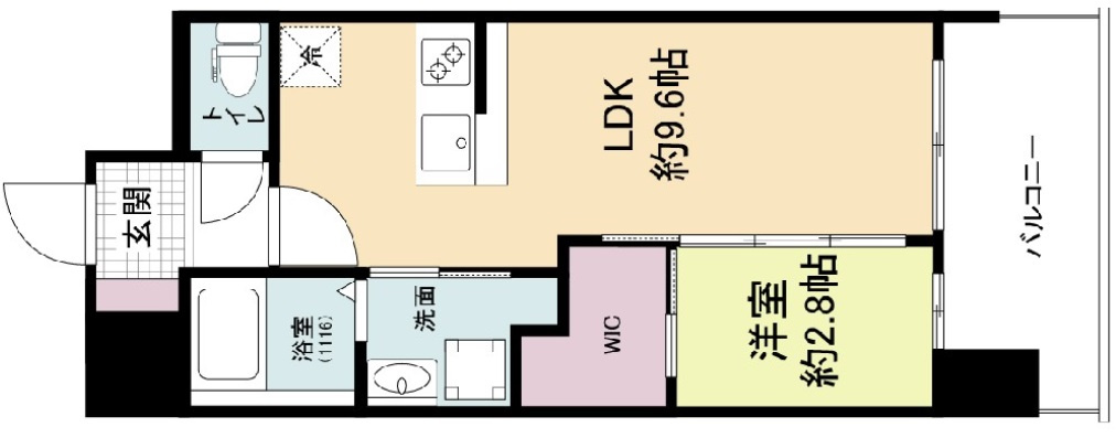 セレニテ難波グランデシュッドの間取り