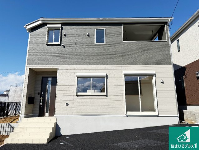 岸和田市池尻町　第3期　新築一戸建ての外観|お客様に長く安心して住んでいだだける事にこだわった家づくり！住んでからのアフターサービスにもしっかりと取り組んでいます！