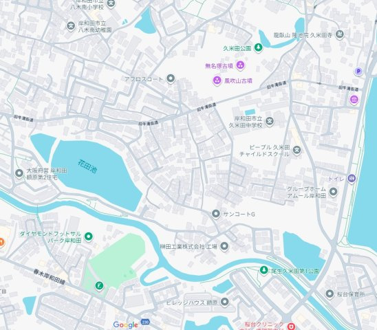 岸和田市池尻町　第3期　新築一戸建ての地図