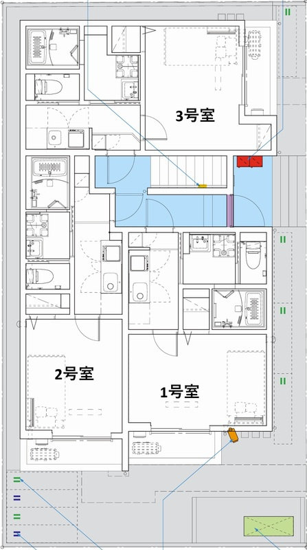 robot home 柳瀬川Ⅲの区画図
