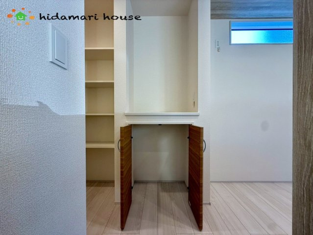 上尾市泉台2丁目2期　新築戸建　ブルーミングガーデン01の収納|1階　キッチン収納