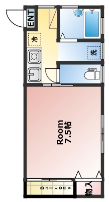 アップルパイONEの間取り