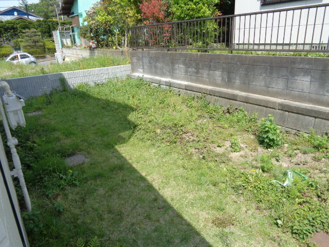 永田邸Aのその他共用部分|広々裏庭