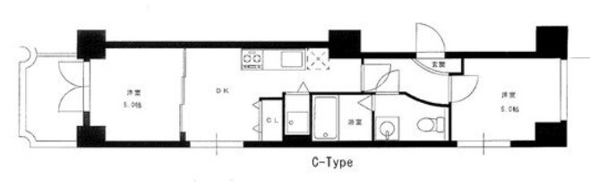 アリスマナーガーデン四天王寺の間取り