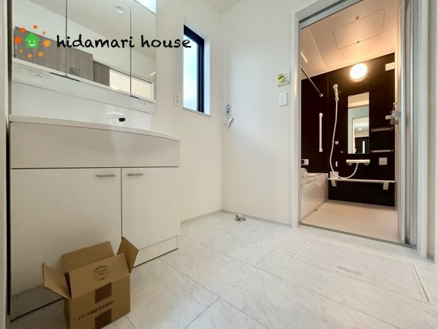 桶川市坂田971　新築戸建　ハートフルタウンAの脱衣所