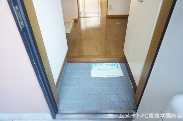 熊本市中央区本山町の賃貸マンションの玄関